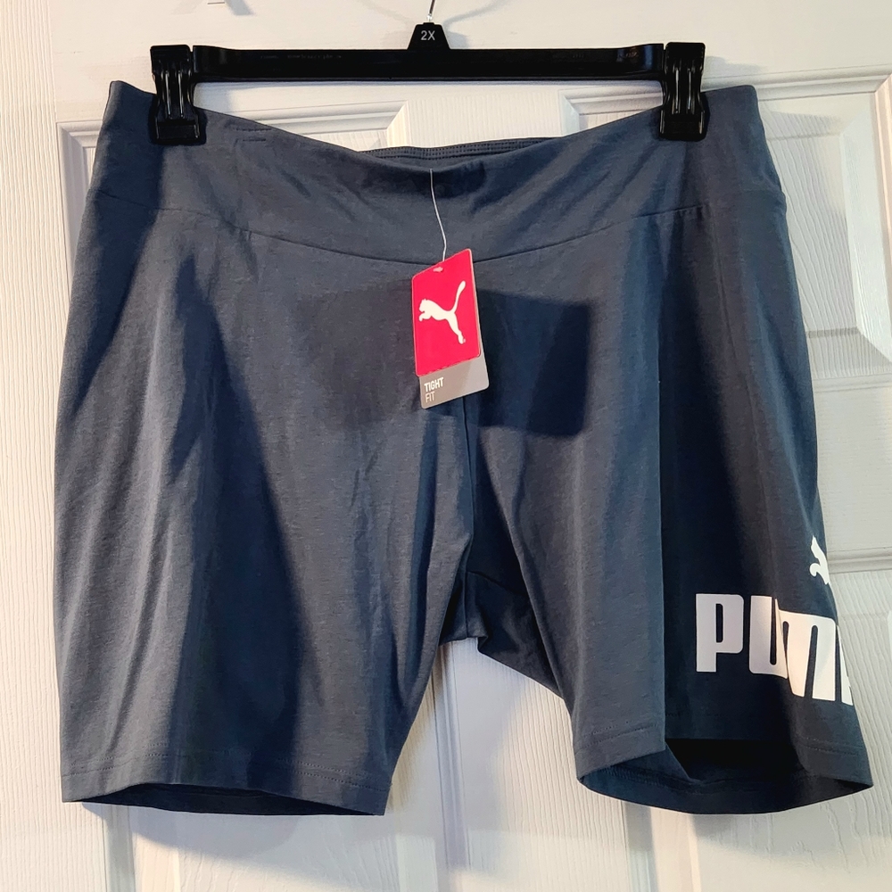 NWT Puma shorts size XL, dusty blue color